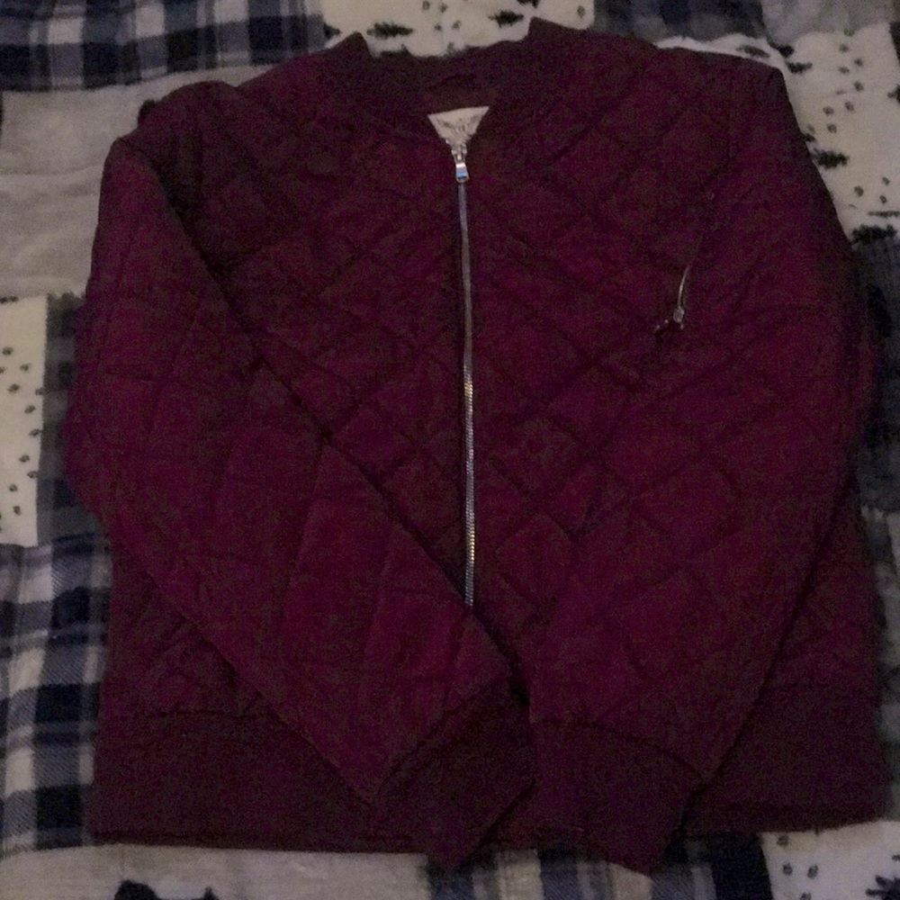Maroon Faded Glory jacket size medium